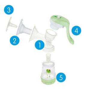 Mam Manual Breast Pump Χειροκίνητο Θήλαστρο, 160ml-0